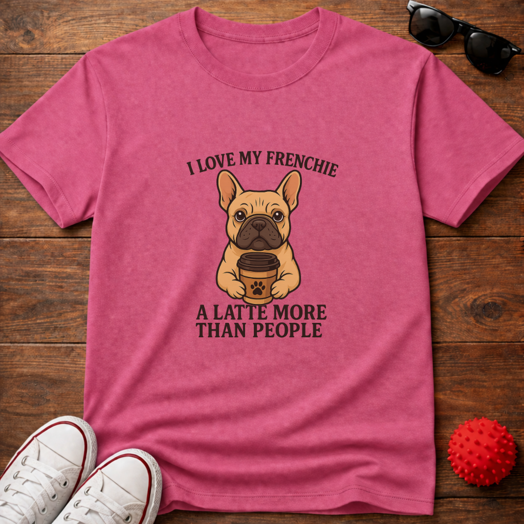Frenchie Latte Tee