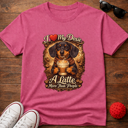 Dachshund Latte Tee