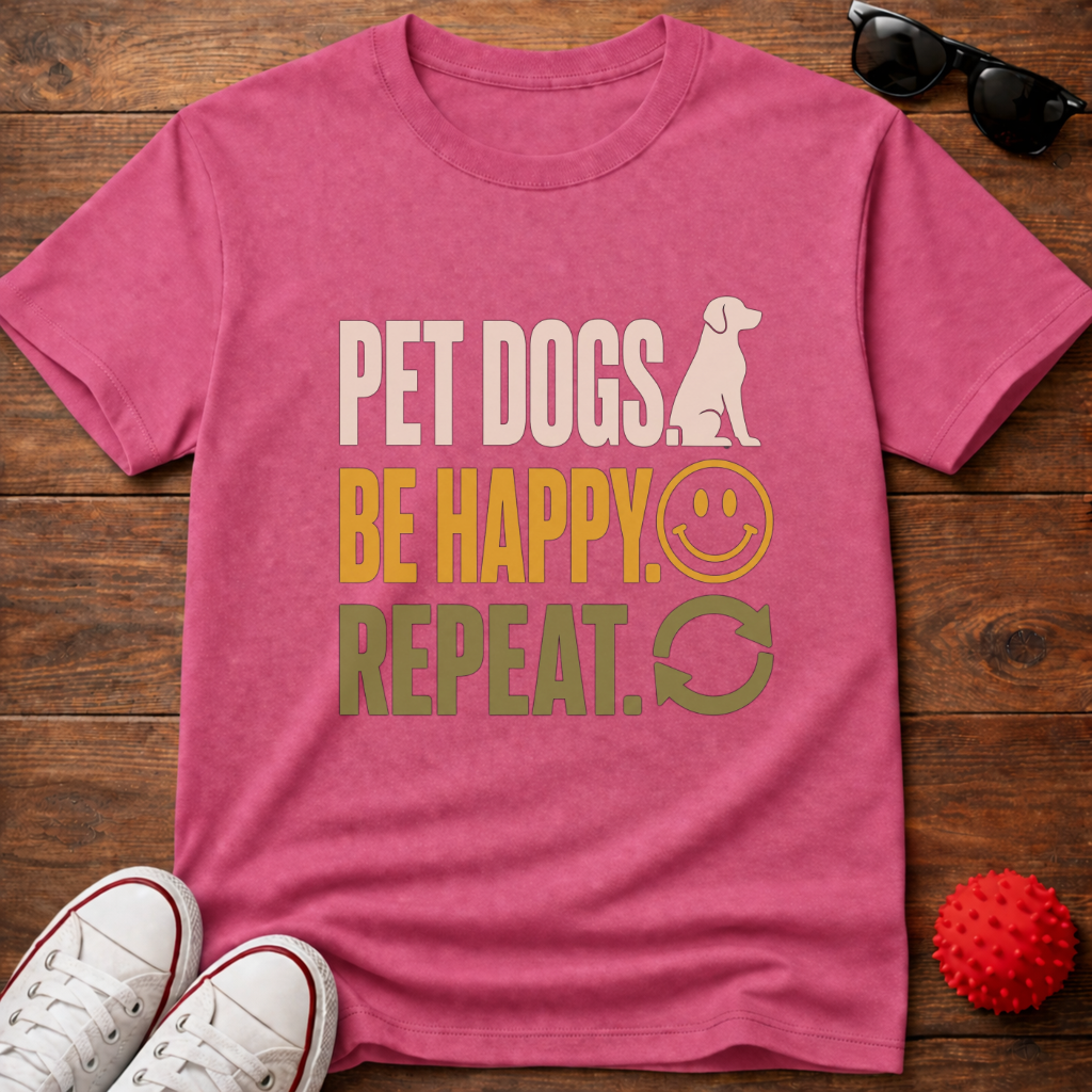 Pet Happy Repeat Tee