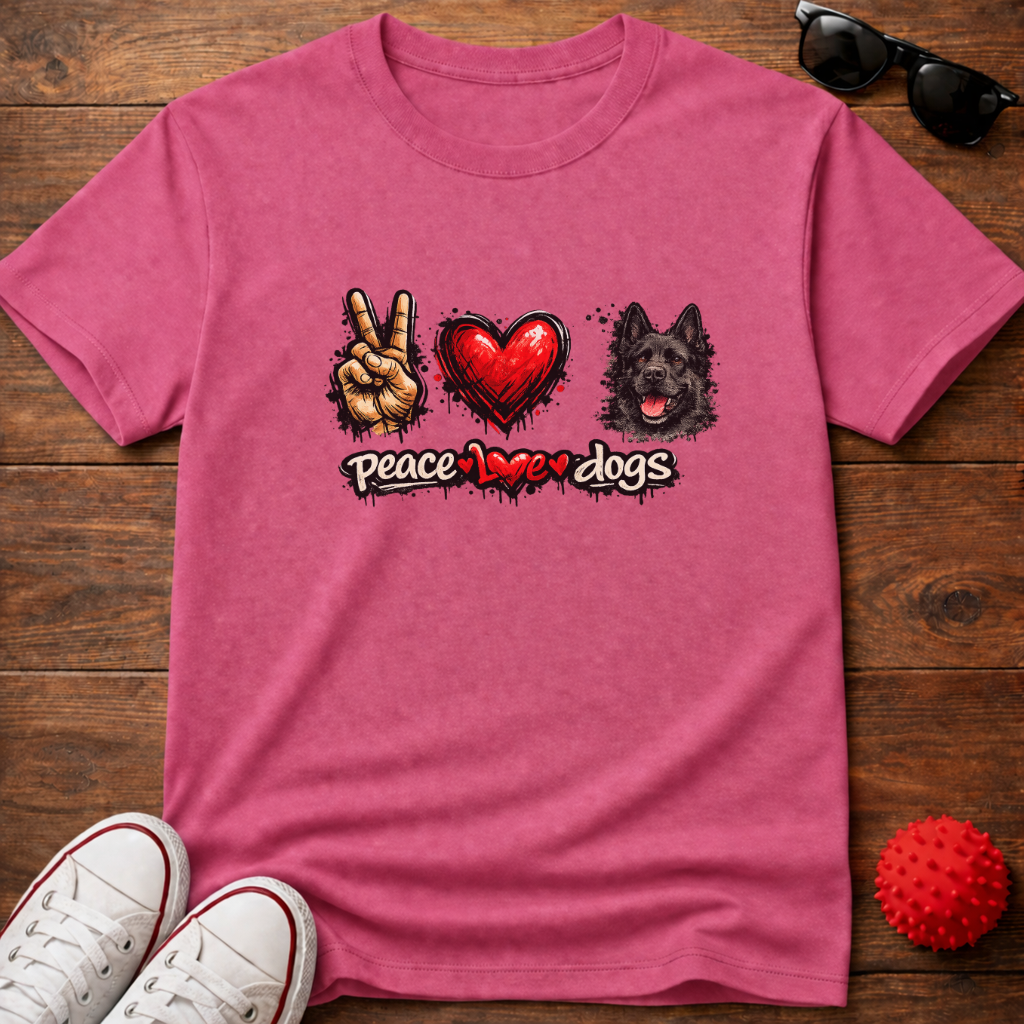 Peace Love GSD Tee