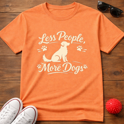 Less People More Dogs Tee