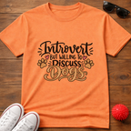 Introvert Discuss Dogs Tee