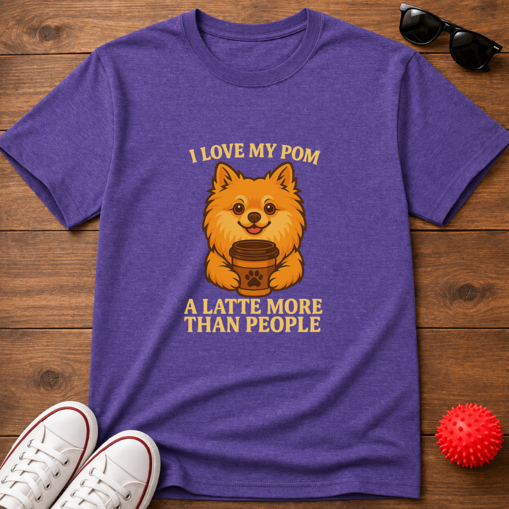 Pomeranian Latte Tee