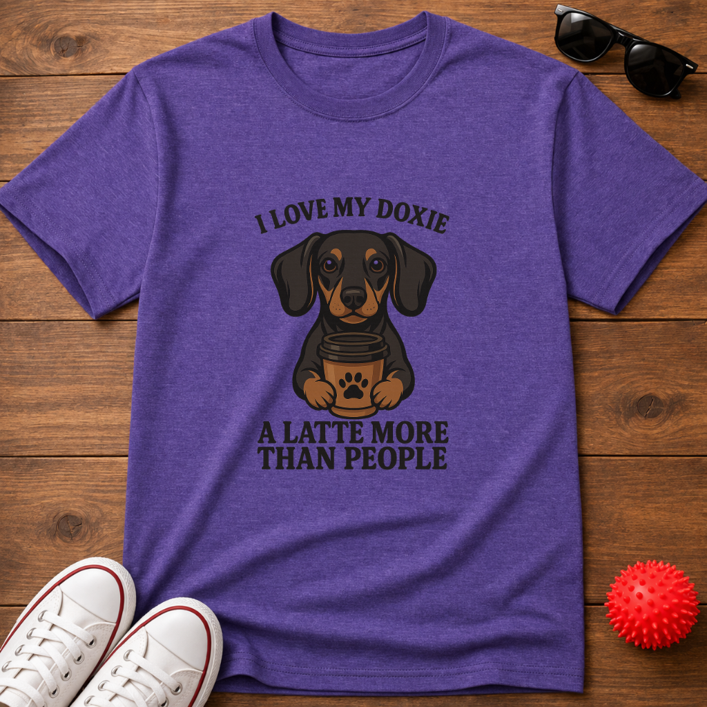 Doxie Latte Tee