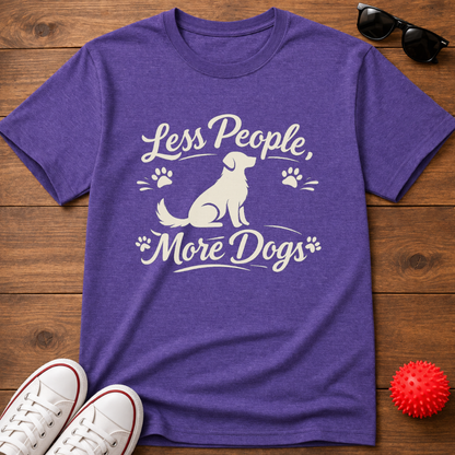 Less People More Dogs Tee