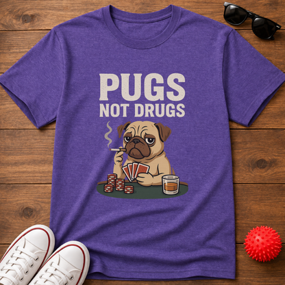 Pugs Not Drugs Tee