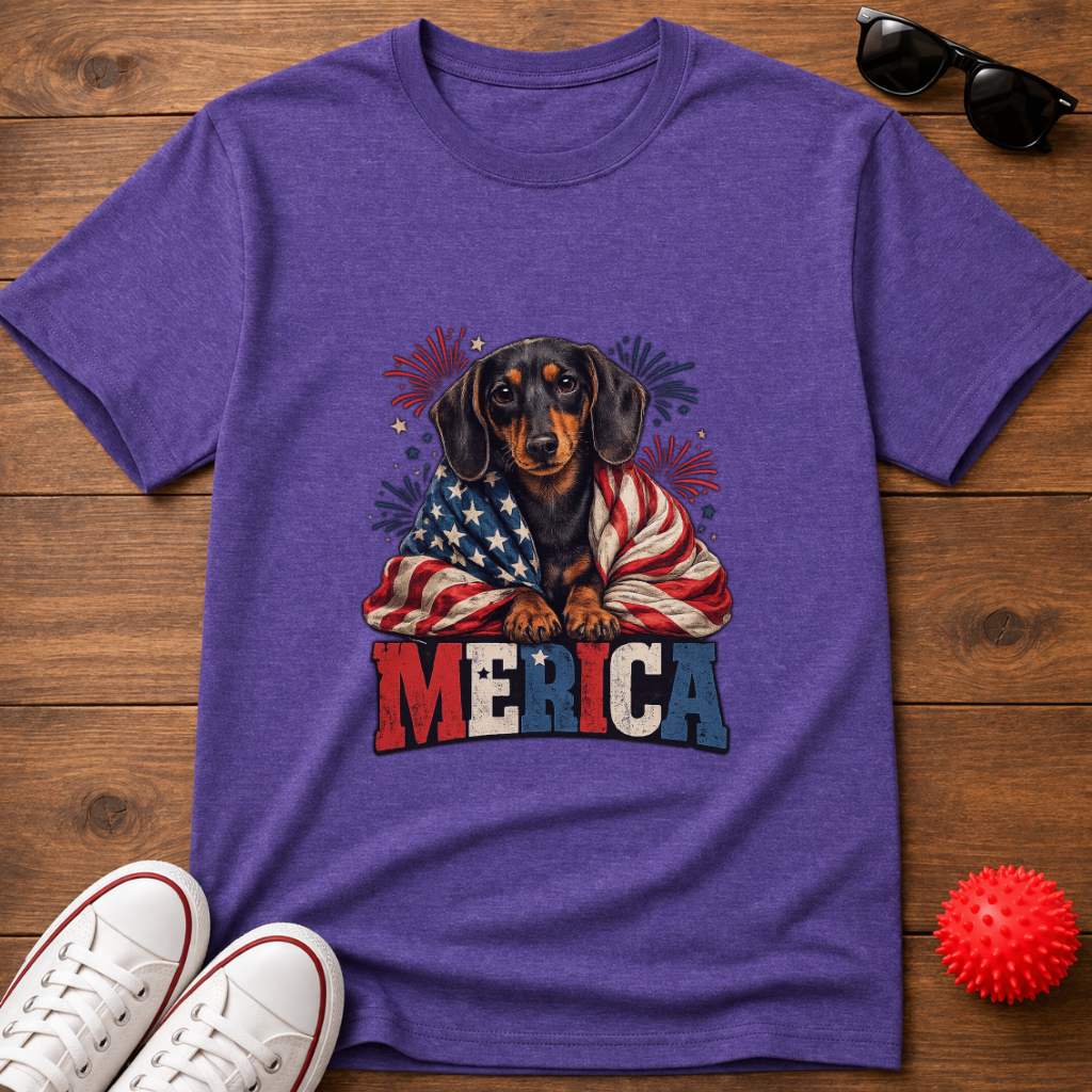 Patriotic Doxie Tee