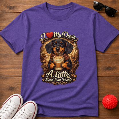 Dachshund Latte Tee