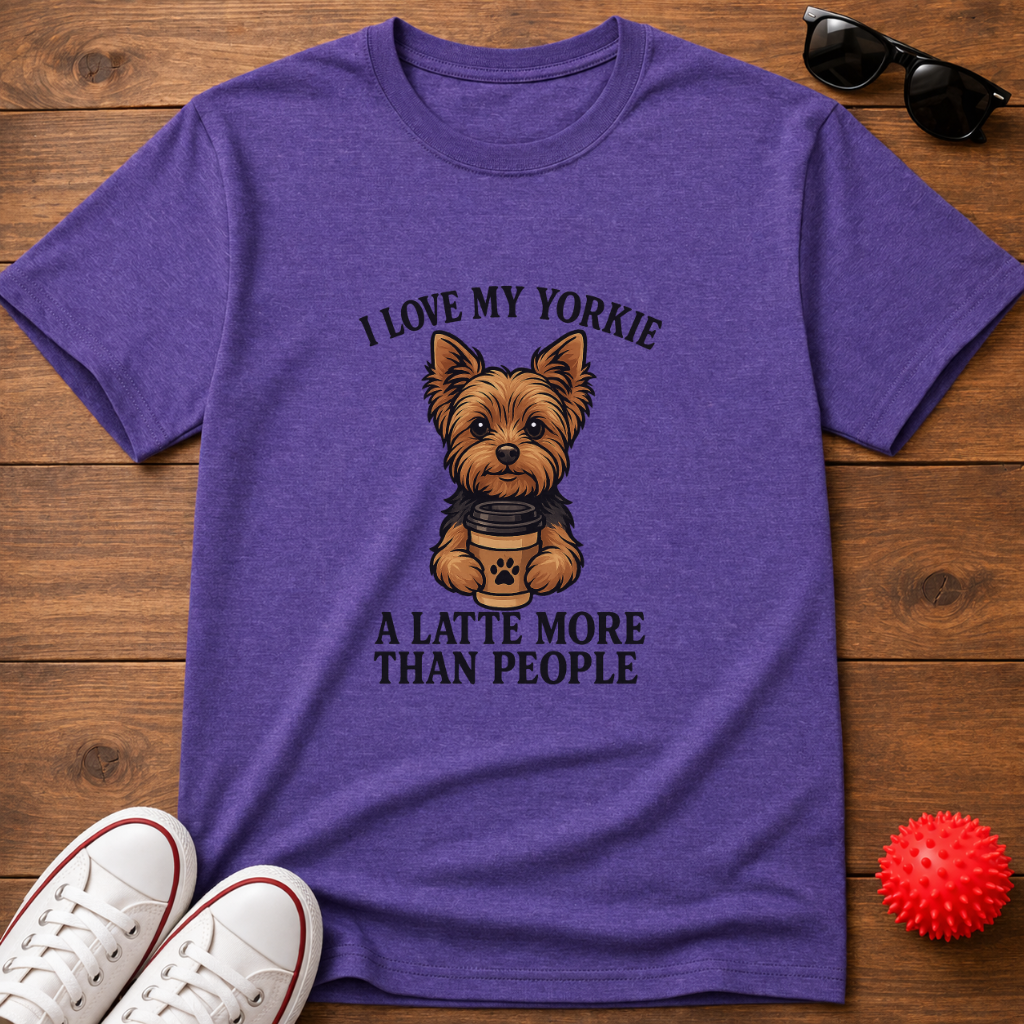 Yorkie Latte Tee