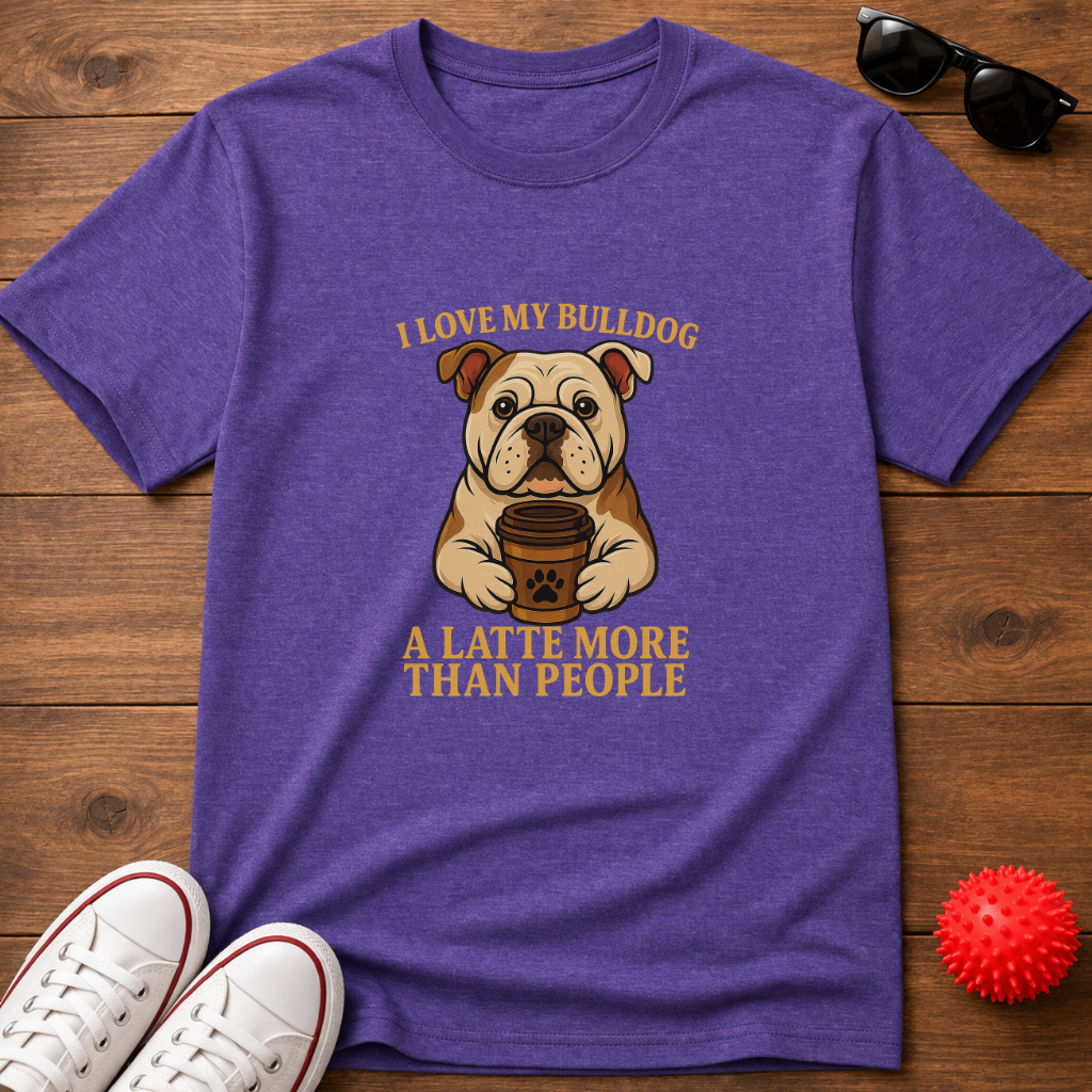 Bulldog Latte Tee