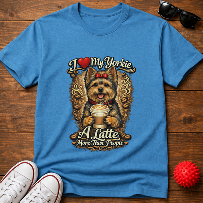 Yorkie A Latte Tee
