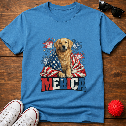 Patriotic Retriever Tee