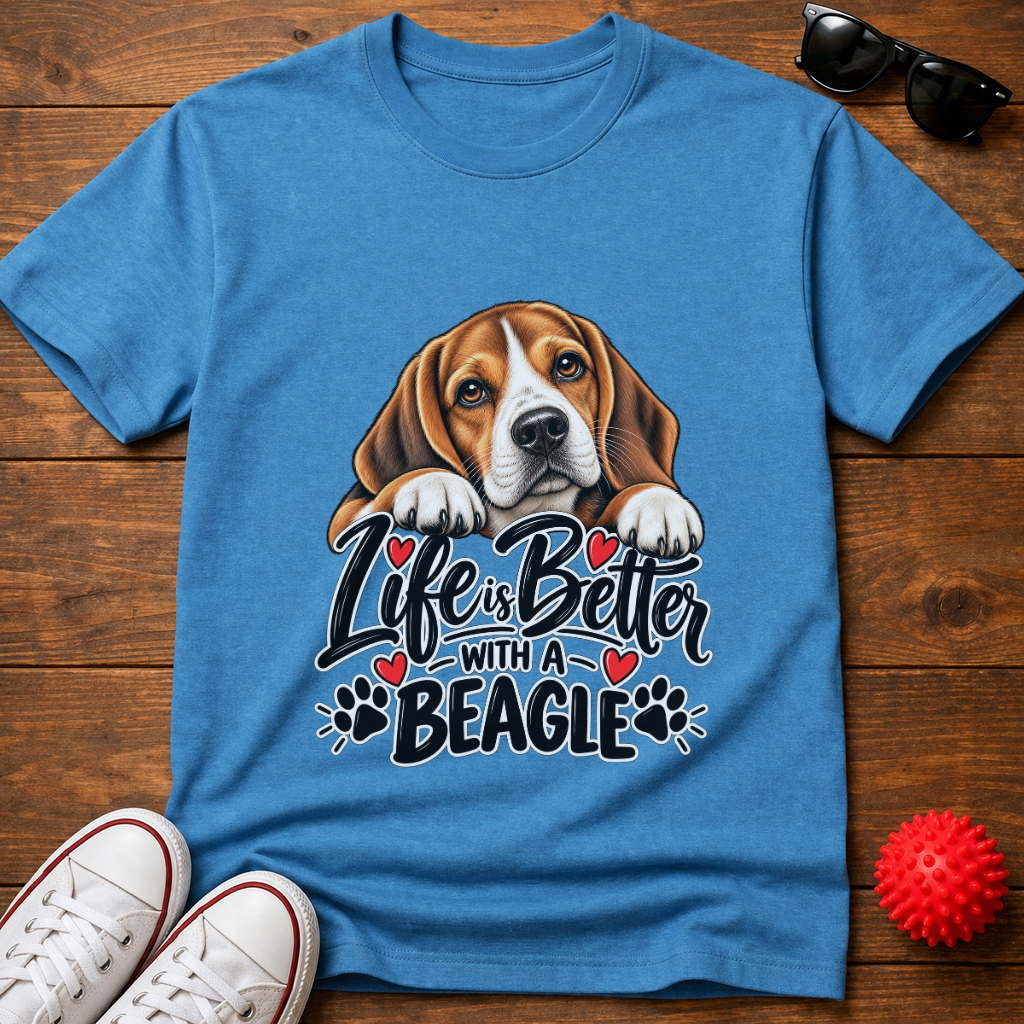 Life's Better Beagle Tee
