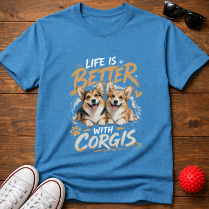 Better With Corgis Tee