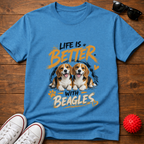 Better With Beagles Tee