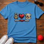 Peace Love Retriever Tee