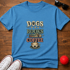 Dogs Books Coffee Tee