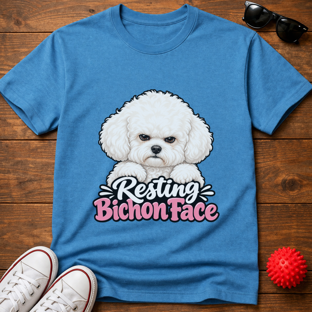 Resting Bichon Face Tee