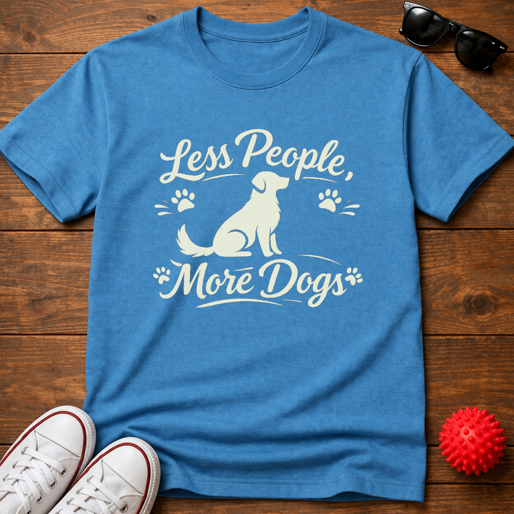 Less People More Dogs Tee
