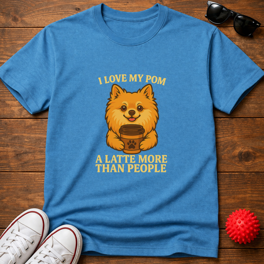 Pomeranian Latte Tee