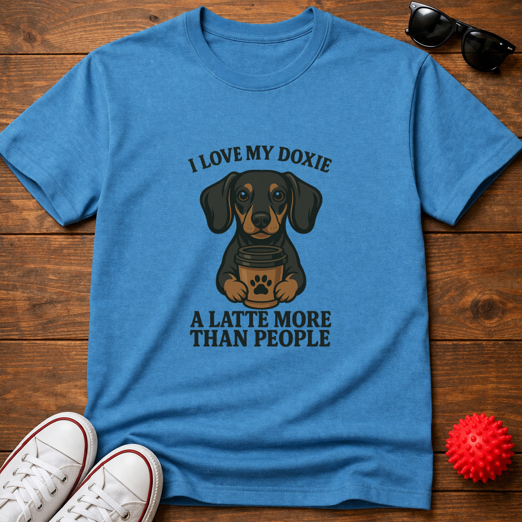 Doxie Latte Tee