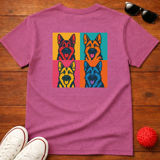 Pop Art German Shepherd Tee