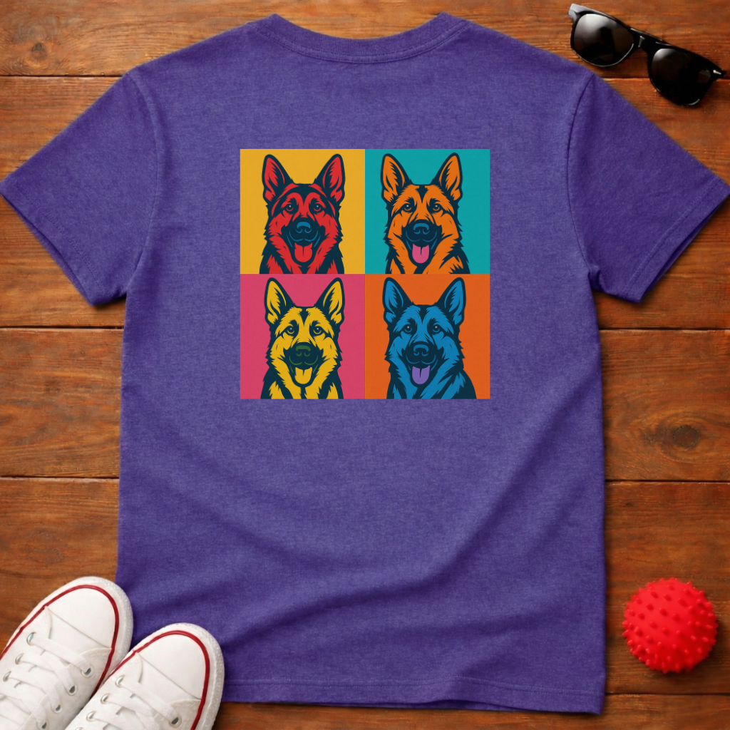 Pop Art German Shepherd Tee