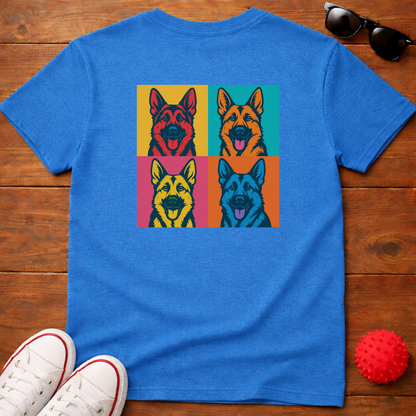 Pop Art German Shepherd Tee