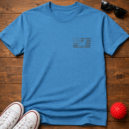 German Shepherd Flag Tee