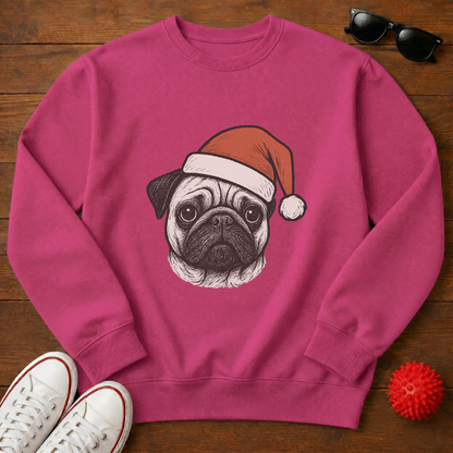 Pug Santa Sweatshirt
