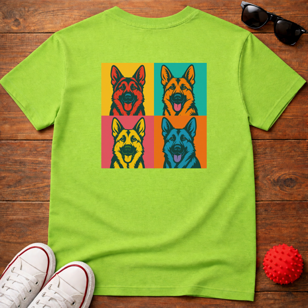 Pop Art German Shepherd Tee
