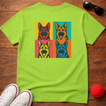 Pop Art German Shepherd Tee