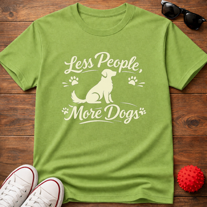 Less People More Dogs Tee