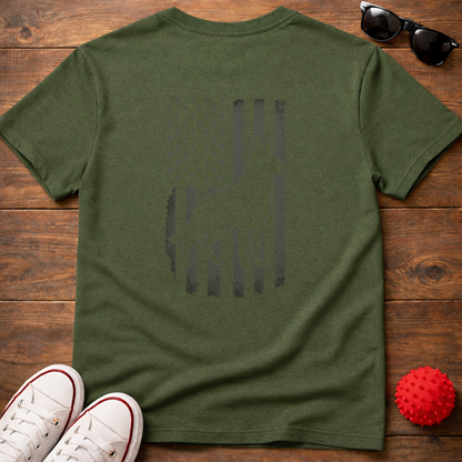 German Shepherd Flag Tee