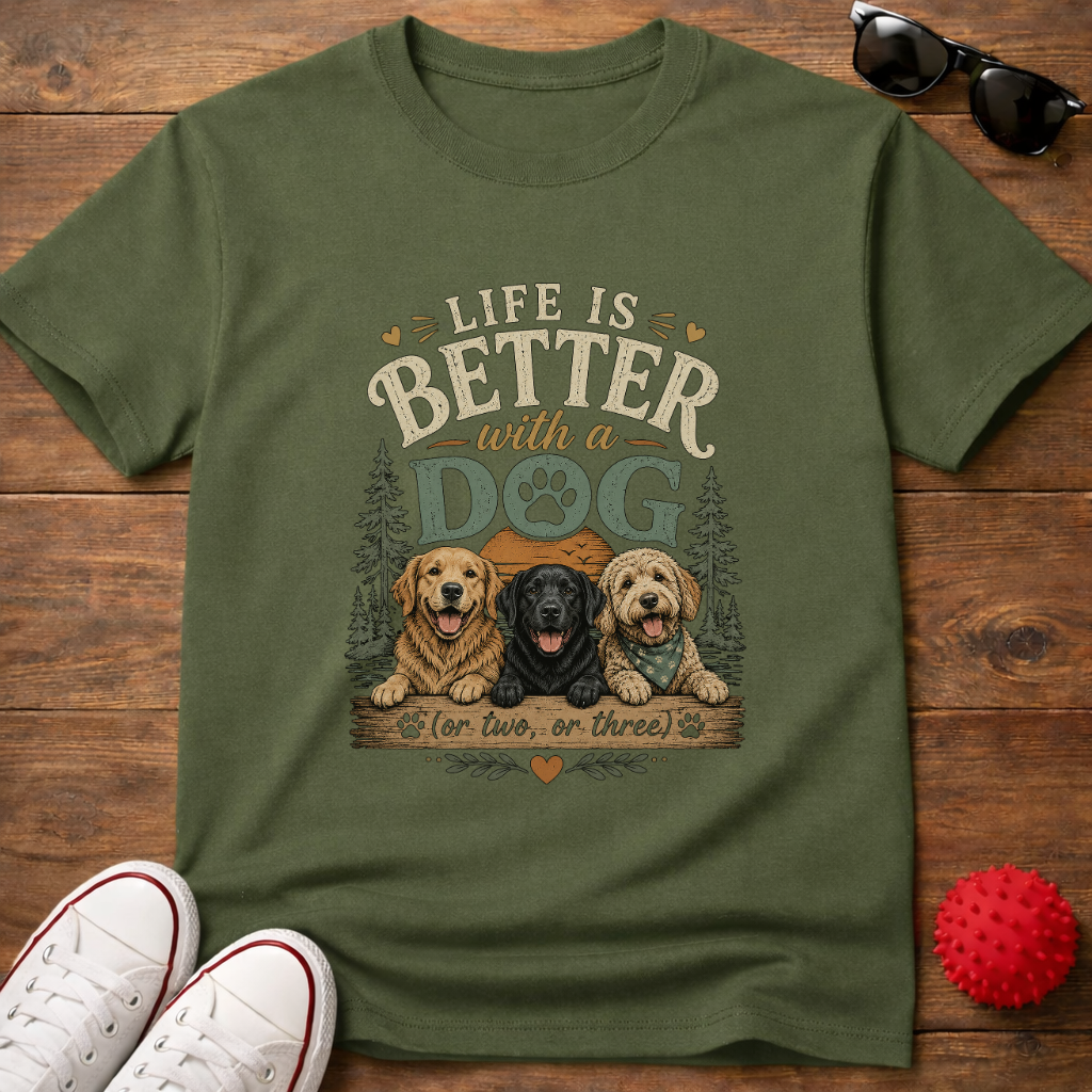 Better With A Dog Tee