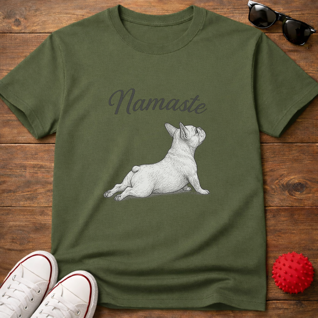 Frenchie Namaste Tee