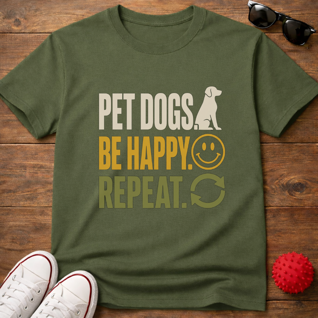 Pet Happy Repeat Tee