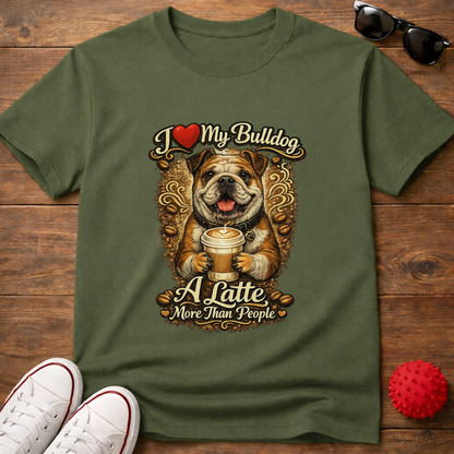 Bulldog A Latte Tee