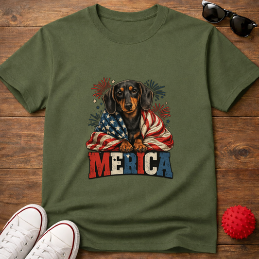 Patriotic Doxie Tee