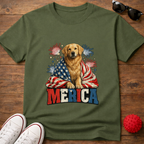 Patriotic Retriever Tee