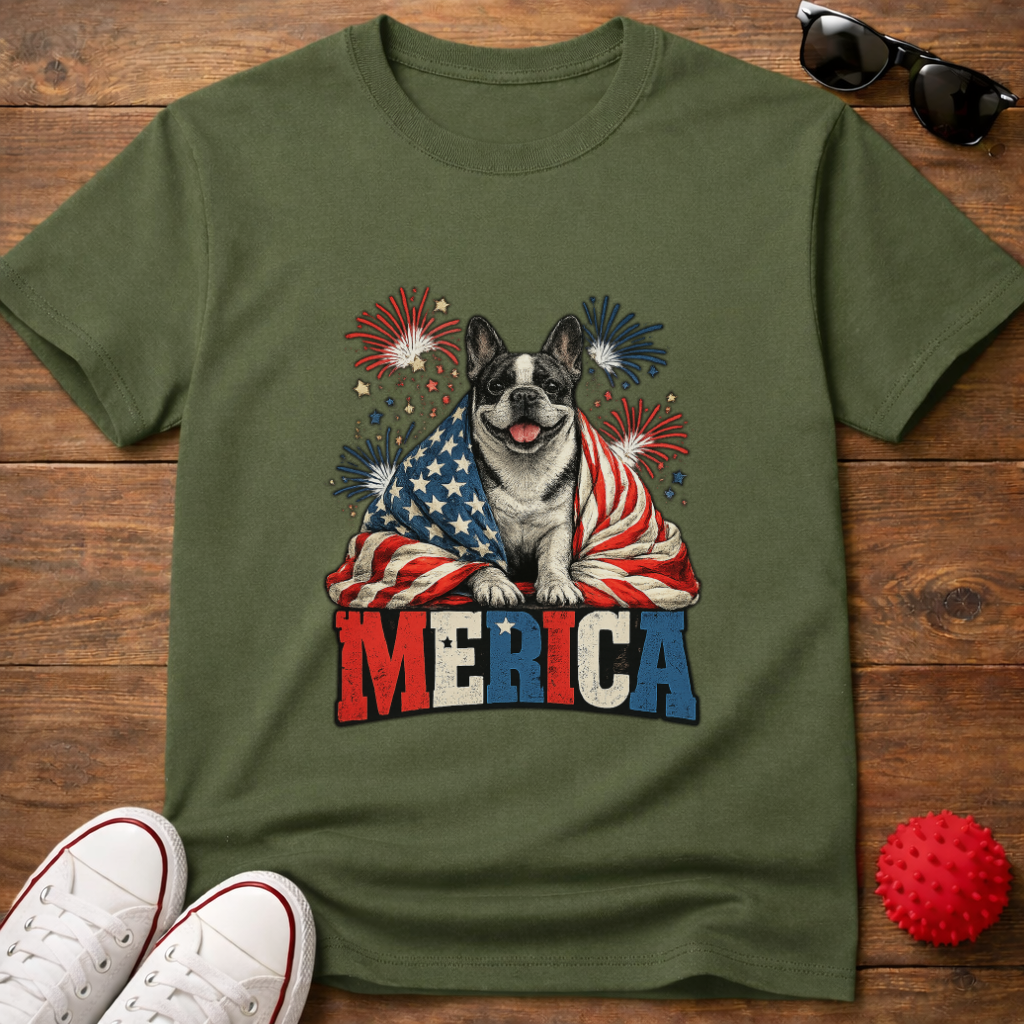 Patriotic Frenchie Tee