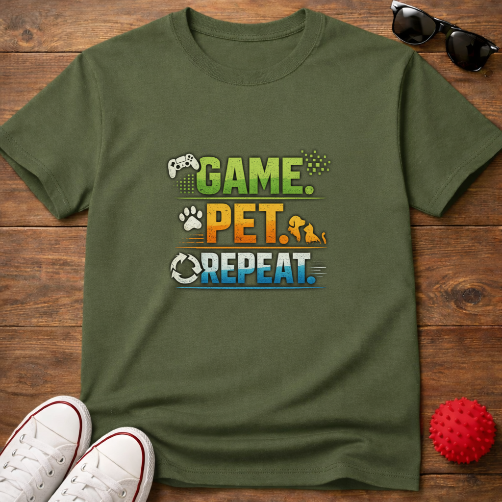 Game Pet Repeat Tee