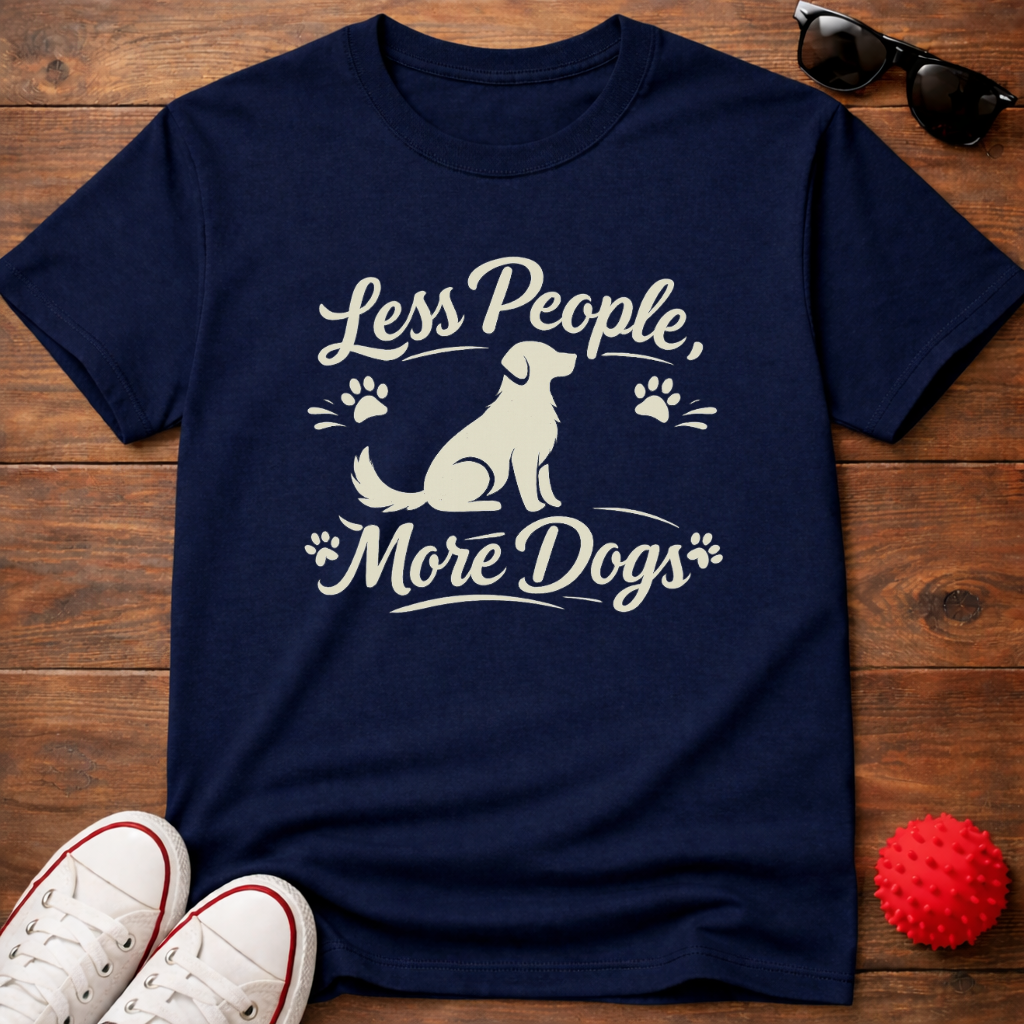 Less People More Dogs Tee