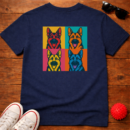 Pop Art German Shepherd Tee