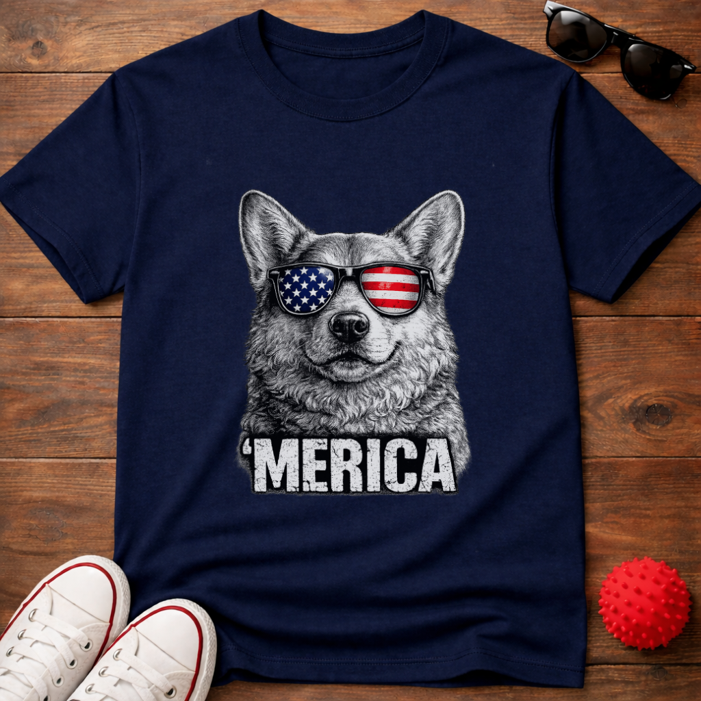 Corgi Merica Tee