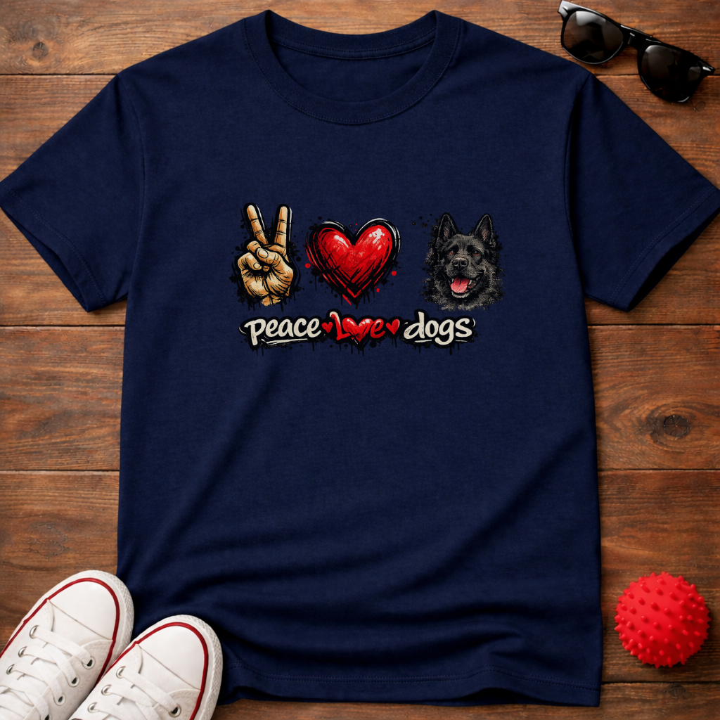 Peace Love GSD Tee