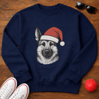 German Shepherd Santa Sweatshirt