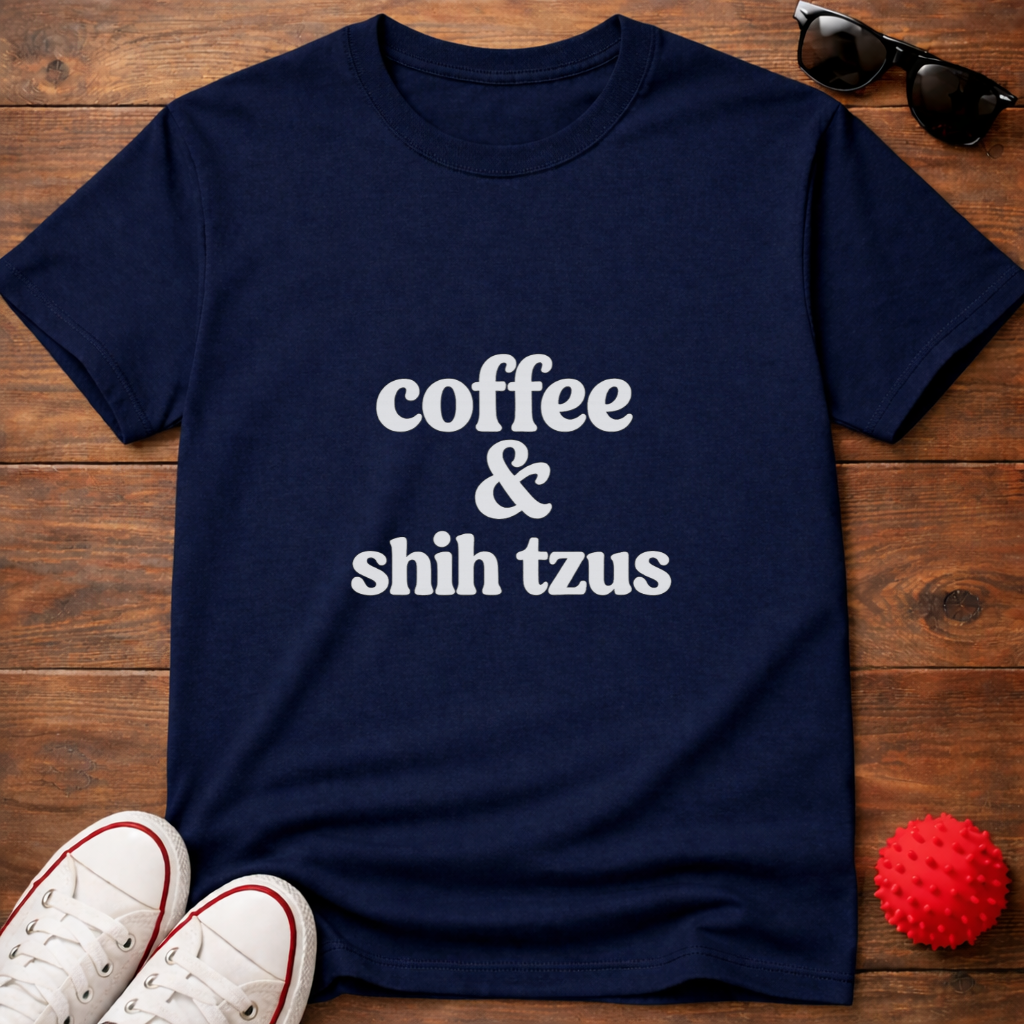 Coffee & Shih Tzus Tee