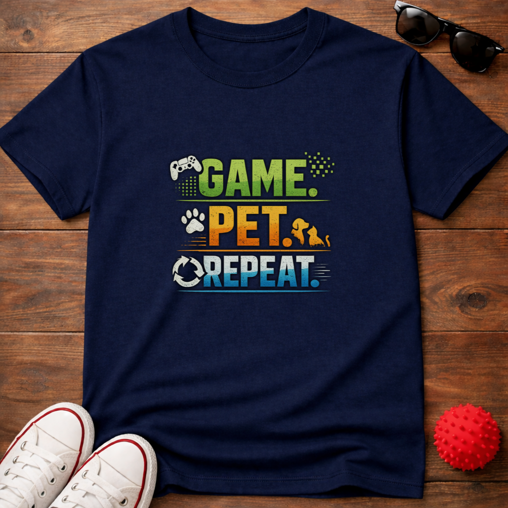 Game Pet Repeat Tee