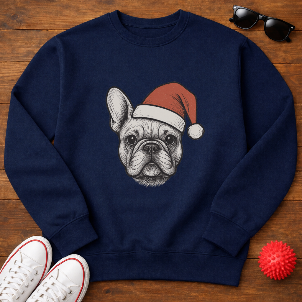 Frenchie Santa Sweatshirt